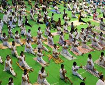 International Yoga Day Mass Session at Bharat Darshan