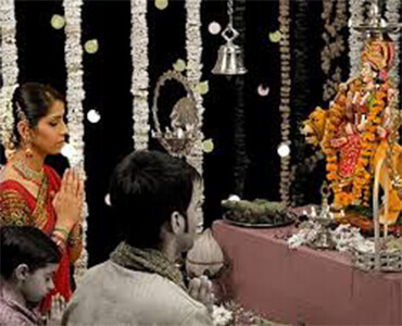 Navratri Durga Puja Rituals at Bharat Darshan